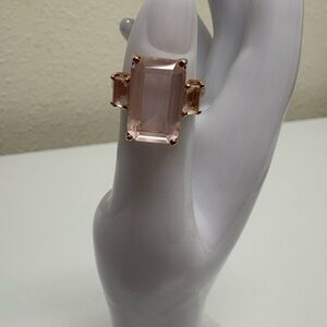 Stunning Rose Quartz Gemstone Ring